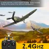 Aircraft Electric/RC Aircraft Spitfire Airplane 2.4G 4CH Remote Control Plane EPP 400mm Wingspan 6Axis 76112 Warbird Mini RTF 230303