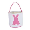 DHL Belle Pâques Lapin Seaux Sac De Rangement De Haute Qualité Personnalisé Fourre-tout Lapin De Pâques Panier pour Enfants Fête De Vacances Décor bb030