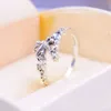 Nouveau 925 Sterling Silver Sparkling Cartoon Caractère Anneau Avec Cz Fit Pandora Bijoux Fiançailles Amoureux De Mariage Anneau De Mode