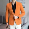 Abiti da uomo Blazer Multi Color Uomo Formal Suit Giacche Business Uniform Work Blazer Top Solid Regular Slim Fit For Big SizeMen's