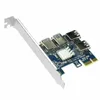 PCI-E zu Adapter 1 Turn 4 xpress Slot 1x zu 16x USB3.0 Spezial-Riser-Card-Extender PCIe-Konverter