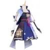 Anime kostuums game genshin impact kamisato ayaka cosplay komt Vestido anime kleding