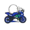 pvc keychains car cartoon pendant gift cute key ring party mini gift