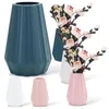 Vaser modern dekoration för hem kreativ plast PE Dålig Vase Office Multi Color Dry Flower -bordsskivan