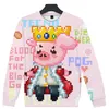 Erkek Hoodies Sweatshirts Technoblade 3D Baskı Sonbahar Kış Tatil Tutkulu Erkekler/Kadın Günlük Sokak Giyim Kawaii Tarzı Kapüşonlu