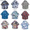 Trend Mens Trend T Shirt Summer Designer koszule moda vintage kwiat tshirt men w stylu portu luźne na plaży para wakacje man tee ubranie m-xxxl