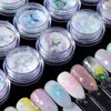 Nail Glitter Holographic Butterfly Star Round Heart Flake Mirror Sequins Gradient Art DIY Decoration Bling Manicure