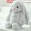 Pâques lapin Bunny Ear en peluche Toy Soft Farged Animal Doll Toys 30cm Douilles de dessins