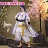 Аниме костюмы Presale Scaramouche Cosplay Game Genshin Impact Cosplay Come Dokidokisr Balladeer Scaramouche Cosplay Kimono Christmas Z0301