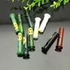 Smoking Accessories new Europe and Americaglass pipe bubbler smoking pipe water Glass bong Glass suction nozzle