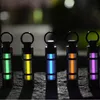 Keychains Tritium Tube Key Chain Titanium Alloy Självlysande hängen Gaslampa Fluorescerande Luminous Life Saving Men Gift