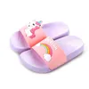 Slipper Boy Girl Summer Kids Rainbow Indoor Kaptaki nowe kapcie inne niż poślizg sandały plażowe dla maluch domowe buty dziecięce flip t230302