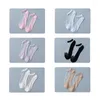 Women Socks 5Pairs/Lot Summer Ice Silk Ladies Boat Small Fresh Breathable Mesh Women's Soles Cotton Wholesale