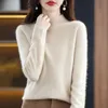 Kadın Sweaters Kaplumbağa Boyun Kadın Süveteri Uzun Kollu Sıcak Sonbahar ve Kış Gevşek Külver Mizaç Gündelik Alt Gömlek Kadınlar 230303