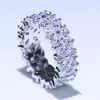 Кластерные кольца Rulalei Drop Luxury Jewelry 925 Стерлинговая серебряная маркиза.