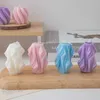 Kaars 3D Swirl Geurende Esthetische Unieke Spiraal Curve Aromatische Huis Decoratieve Kaarsen Rookloos In Gekleurde Kamer Decor