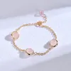 Bracciale rigido da donna anallergico, moda, rosa, finto braccialetto di cristallo, decorazione per appuntamenti