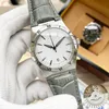 자동 시계 남성 시계 사파이어 빛나는 남성 디자이너 손목 시계 기계식 손목 시계 바이오 세라믹 베젤 가죽 스트랩 39mm 딥 다이빙 방수