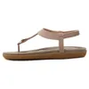 Sandales taille 35-42 femmes sandale talon plat Sandalias Femininas été décontracté unique chaussures femme fond souple pantoufles