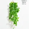 Decorative Flowers 2pcs Artificial Hanging Plants 3.6ft False Ivy For Wall House Room Terrace Indoor Outdoor Decor (No Basket)