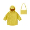 Coat Pureborn Unisex Baby Toddler Raincoat Hooded Waterproof Jacket Outwear Hoodies With Bag