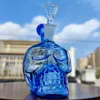 Skull Glass Bubbler Bong Hookahs Akcesoria dymu szklana rura mocna dab platformy bubblery chicha