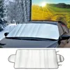 Auto Sunshade Snow Luifel voor- en achterste aluminiumfolie 150x70cm Zon Blind Gordijn Sun Visor Cover UV Beschermende ijsbeschermer