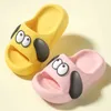 Slipper Children Slippers Cute Cartoon 2023 Summer Kids Beach Sandals Comfortable Baby PVC Bathroom Shoes Non-Slip For Boys Girls T230302