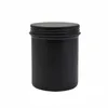 Dhgate vente boîte de conserve en aluminium boîte noir mat 200 ml cylindre thé boîte en fer blanc fabricant d'emballage de conteneur
