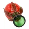 Najnowsze kolorowe kolorowe Pyrex gruby szklany styl kwiatowy suchy zioło łapacz tytoniu bater nietoperz jeden hitter przenośne rurki filtra