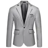 Erkek Suit 2023 İlkbahar ve Sonbahar Düz Renk Küçük Takım Orta Doğu Erkekler Bir Düğme Erkek Blazer Ceket