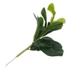 Decoratieve bloemen AFBC 4x Kleine kunstmatige vioolbladboom 11inch faux ficus lyrata voor thuisbasis binnen en buitendecoratie