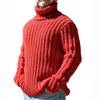 Männer Pullover Covrlge Hohe Kragen Pullover Solide Slim Fit Gestrickte Top Herbst Winter Pullover Mode Männer Tragen Männlich MZM254 230302