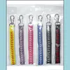 Keychains Lanyards Bracelet New Factory Baseball Keychain Fastpitch Softball Accessories Drop Delivery Fashion Dh57A