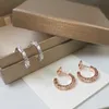 BUIGARI Serpenti Viper ontwerper bungelen oorbellen voor vrouw diamant T0P kwaliteit mode luxe Nooit vervagen cadeau voor vriendin sieraden 006