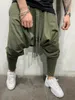 Men s Pants Mens Clothing Hip hop Trend Trousers European American Loose Solid Color Feet Street Sports Casual Harem 230302