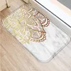 Halılar Oturma Odası Kapattı Mermer Pembe Mandala Anti-Slip Anti-Slip Dekoratif Mutfak Zemin Halı Banyo Giriş Mat Koridor Dekorcarpets