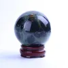 Dekorativa figurer föremål Mokagy Natural Green Malachite Gemstone Crystal Stones Sphere Balls 50mm-100mm 1 st