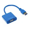 USB till VGA -adapter 2.0/3.0 Extern grafikkort Multi Display Converter 1080p för Desktop Laptop PC Monitor Projector