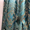 Curtain Curtains For Living Dining Room Bedroom European Villa Floor-to-ceiling Velvet Engraving Finished Product High Shading