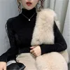 Women's Sweaters Women Turtleneck Sweater Autumn Winter Slim Fit Pullover Long Sleeves Inner Wear korean Fashion lady basic tops ZY6326 230303