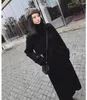 Kvinnors dikerockar 2023 Autumn Suede Coat Womenr Long Elegant Outwear Kvinnlig överrock Slim Cardigan var tunn tjockare