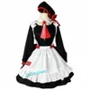 Costumes d'anime Genshin Impact Noelle Silva Cosplay Come KFC Anime Cosplay Maid Come Women Lolita Dress Girl JK Uniforme avec chapeau Outfit Z0301