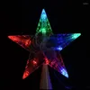 Kerstdecoraties Grote boomtopper Star Lights Lamp Multi Color Decoration 100-240V MF