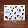 Gift Wrap 500pcs/lot Cartoon Animal Milk Cow Milking Party Nougat Paper Baptism Sugar Packaging Candy White Twisting Wax