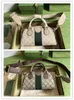 luxe 7A 1:1 designer draagtas damestas 724606 724575 Ophidia mini-tas met handvat aan de bovenkant in beige ebbenhout canvas Mini-tas met handvat aan de bovenkant Boston-tassen mini 21 cm mm 32 cm