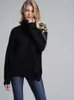 Damestruien Fitshinling Fashion Woman Winter Sweater Knitwear 6 kleuren Solid dames Turtleneck Sweaters en pullovers Jumper Sale 230303