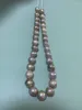سلاسل 2023 Sea Pearl Women's Necklace 12-15mm طبيعية مستديرة لؤلؤة أزياء المجوهرات للسيدة