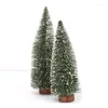 Décorations de Noël 2 pcs mini arbre Un petit pin placé dans la décoration de bureau pour la maison Noël (20 cm 15 cm)