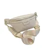 designer ins women Waist bags Packs Wide Strap Crossbody Chest Bag Female Elegant Plaid PU Leather Fanny Pack Ladies Stylish 1335-235T